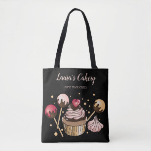 Cakes & Sweets Cuptårta Home Bakery Dripping Guld Tygkasse