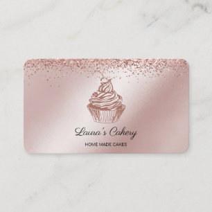 Cakes & Sweets Cuptårta Home Bakery Dripping Guld Visitkort