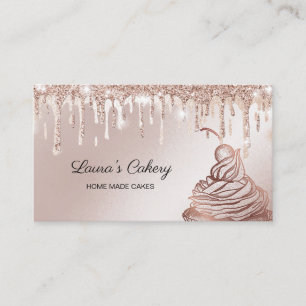 Cakes & Sweets Cuptårta Home Bakery Dripping Guld Visitkort