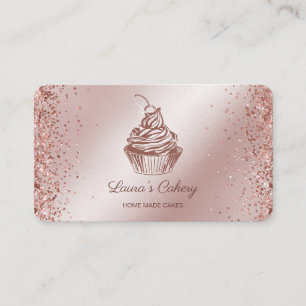 Cakes & Sweets Cuptårta Home Bakery Dripping Guld Visitkort