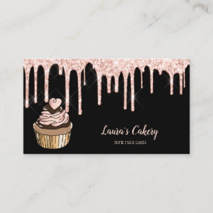 Cakes & Sweets Cuptårta Home Bakery Dripping Guld Visitkort