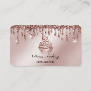 Cakes & Sweets Cuptårta Home Bakery Dripping Guld Visitkort