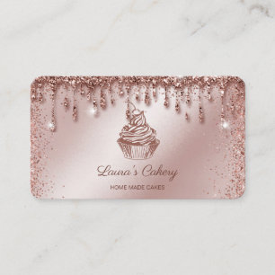 Cakes & Sweets Cuptårta Home Bakery Dripping Guld Visitkort