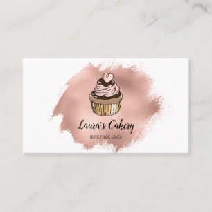 Cakes & Sweets Cuptårta Home Bakery Dripping Guld Visitkort