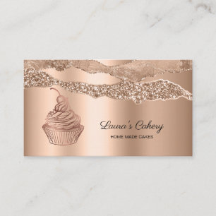 Cakes & Sweets Cuptårta Home Bakery Dripping Guld Visitkort