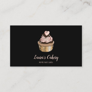 Cakes & Sweets Cuptårta Home Bakery Dripping Guld Visitkort