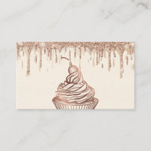 Cakes & Sweets Cuptårta Home Bakery Dripping Guld Visitkort