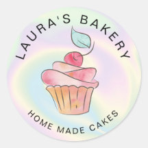 Cakes Sweets Cuptårta Home Bakery Girly holography
