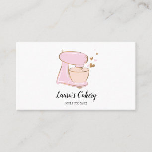 Cakes & Sweets Cuptårta Home Bakery mixer Visitkort