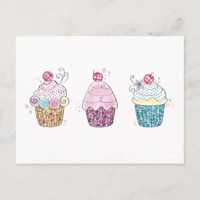 Cakes! Vykort (Framsida)