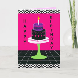 Cakey Birthday Card Series 2 Kort