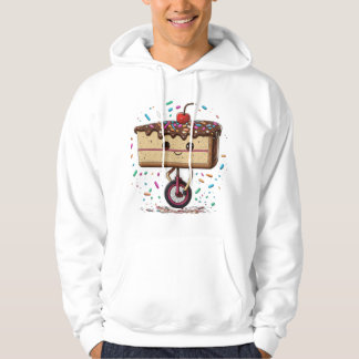 "Cakey the Unicyclist" T-Shirt Hoodie