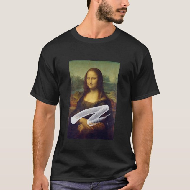 Caks Mona Lisa T Shirt (Framsida)