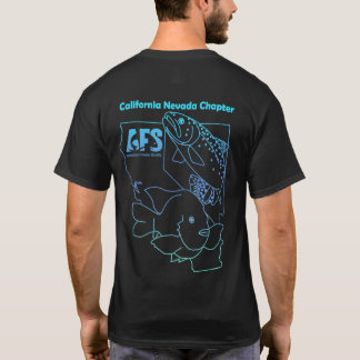 Cal-Neva AFS blå logotyp shirt T