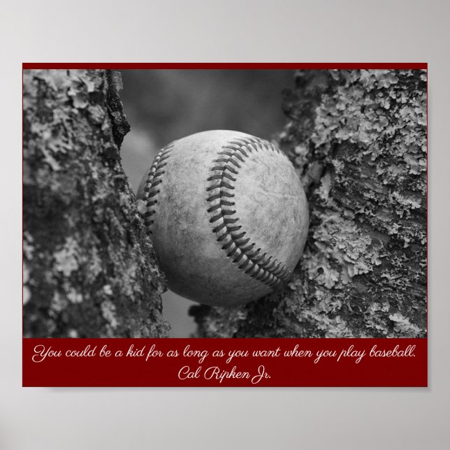 Cal Ripken Basebollaffisch Poster (Framsidan)