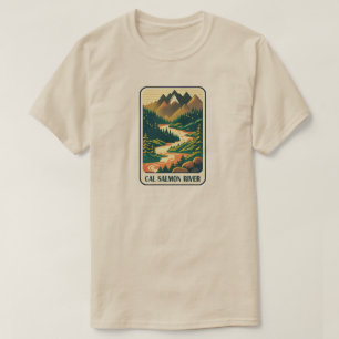 Cal Salmon River California Färg T Shirt