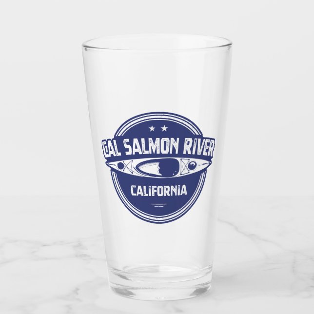 Cal Salmon River California Kayaking Glaskopp (Framsida)
