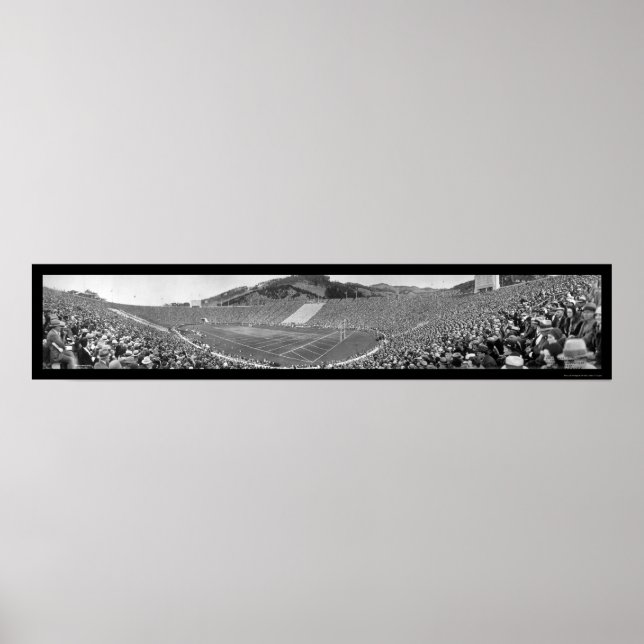 Cal Stanford Big Game Fotball 1930 Poster (Framsidan)