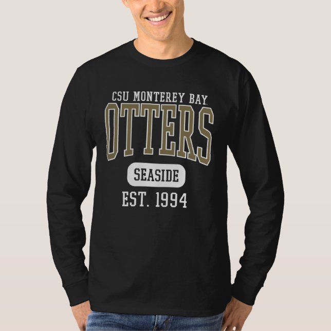 Cal State Monterey Bay CSUMB Otters Est Date T Shirt (Framsida)