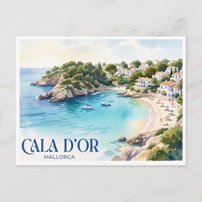 Cala d'Or Spanien Vykort (Framsida)