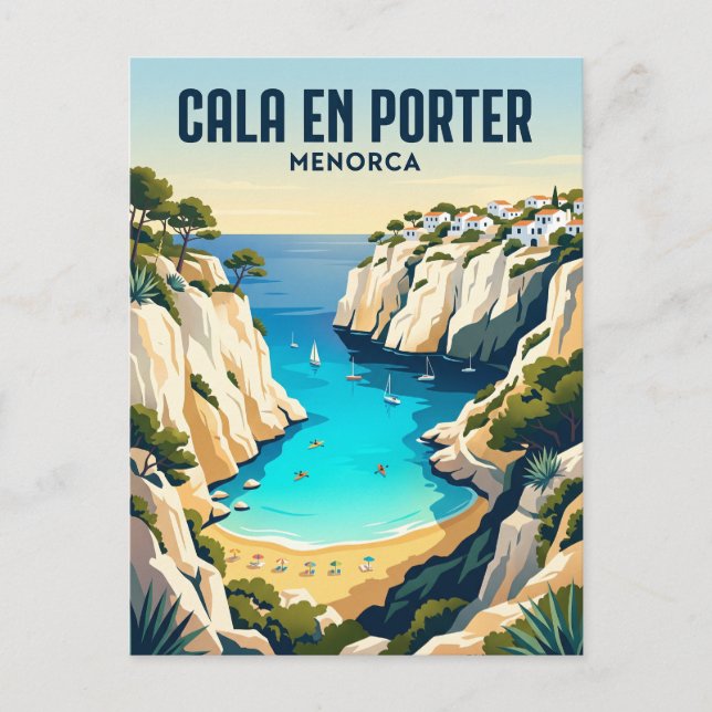 Cala en Porter Spanien Vykort (Framsida)