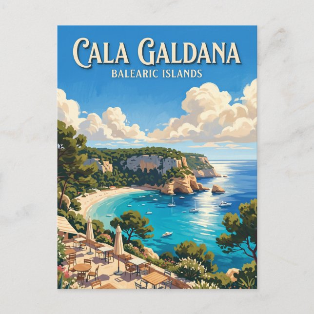 Cala Galdana Spanien Vykort (Framsida)
