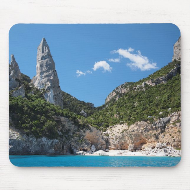 Cala Goloritze strand, Sardinia mousepad Musmatta (Framsidan)