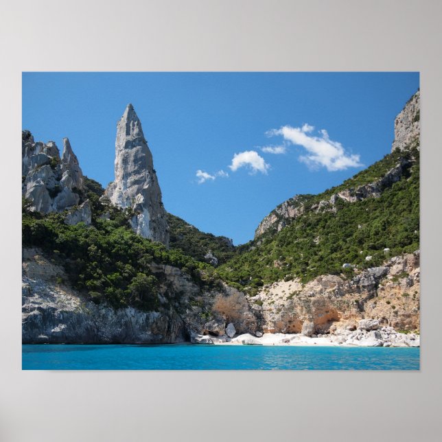 Cala Goloritze-stranden, Sardinien poster (Framsidan)