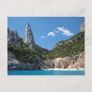 Cala Goloritze-stranden, vykort för Sardinien
