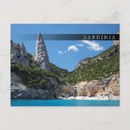 Cala Goloritze-stranden, vykort för Sardinien pub