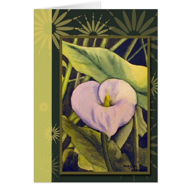 Cala Lilly Hälsningskort (Framsidan)