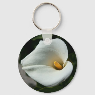 Cala Lily Flower Keychain Nyckelring