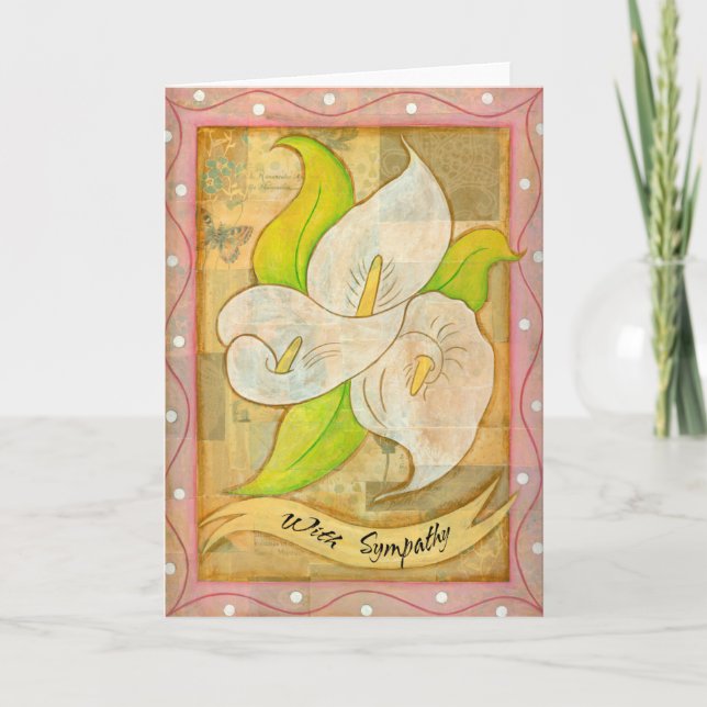 Cala Lily Greeting Card Kort (Framsida)