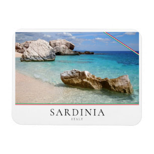 Cala Mariolu strand, Sardinia i italien Magnet