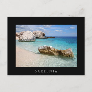 Cala Mariolu-stranden, Sardinas svarta gräns-vykor Vykort