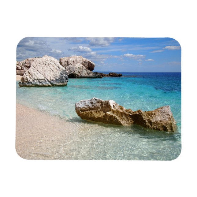 Cala Mariolu-stranden, Sardiniens rektangulära mag Magnet (Horisontell)
