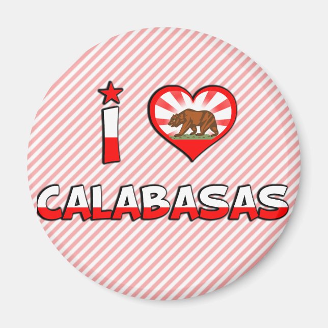 Calabasas, CA Magnet (Framsidan)