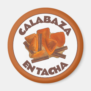 Calabaza en Tacha Mexican Canwas Pumpkin Dessert Magnet