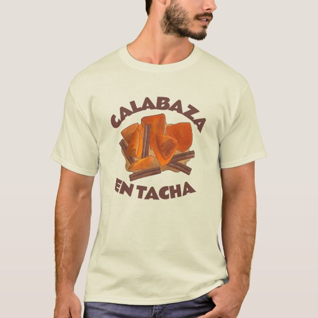 Calabaza en Tacha Mexican Canwas Pumpkin Dessert T Shirt (Framsida)