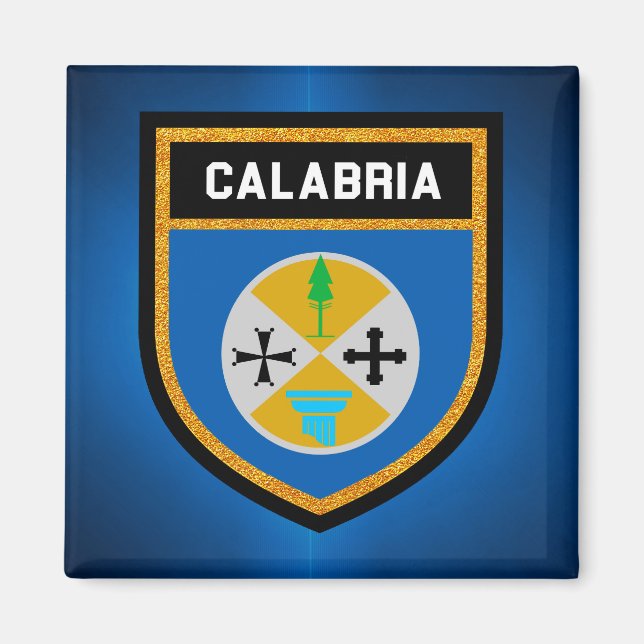 Calabria Flagga Magnet (Framsidan)