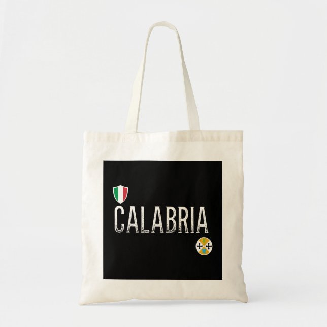 Calabria hoodie - Calabrian soccer stil hooded sw Tygkasse (Framsidan)