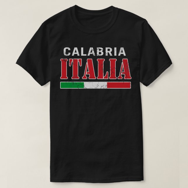 Calabria Italia Italia Italia Italien Italiano T Shirt (Design framsida)