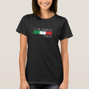 Calabria Italia Italien Flagga Vintage Italia T Shirt
