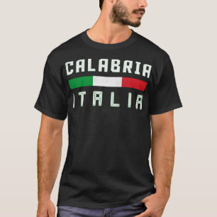 Calabria Italia Italien Typography Design T Shirt