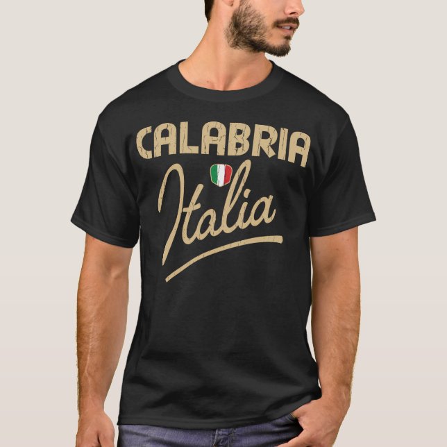 Calabria Italia T Shirt (Framsida)