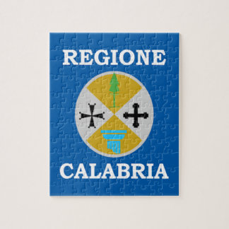 Calabria (italien) flagga pussel