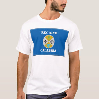 Calabria (italien) flagga tee shirt