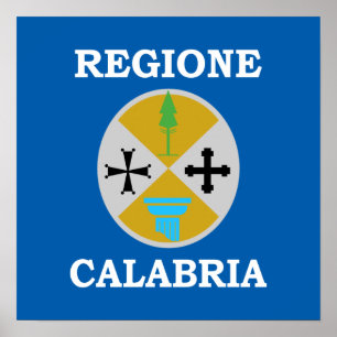 Calabria italien poster