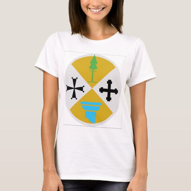 Calabria (italien) vapensköld t shirt (Framsida)