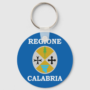 Calabria italienflagga nyckelring